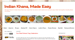 Desktop Screenshot of indiankhanamadeeasy.com
