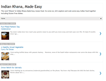 Tablet Screenshot of indiankhanamadeeasy.com